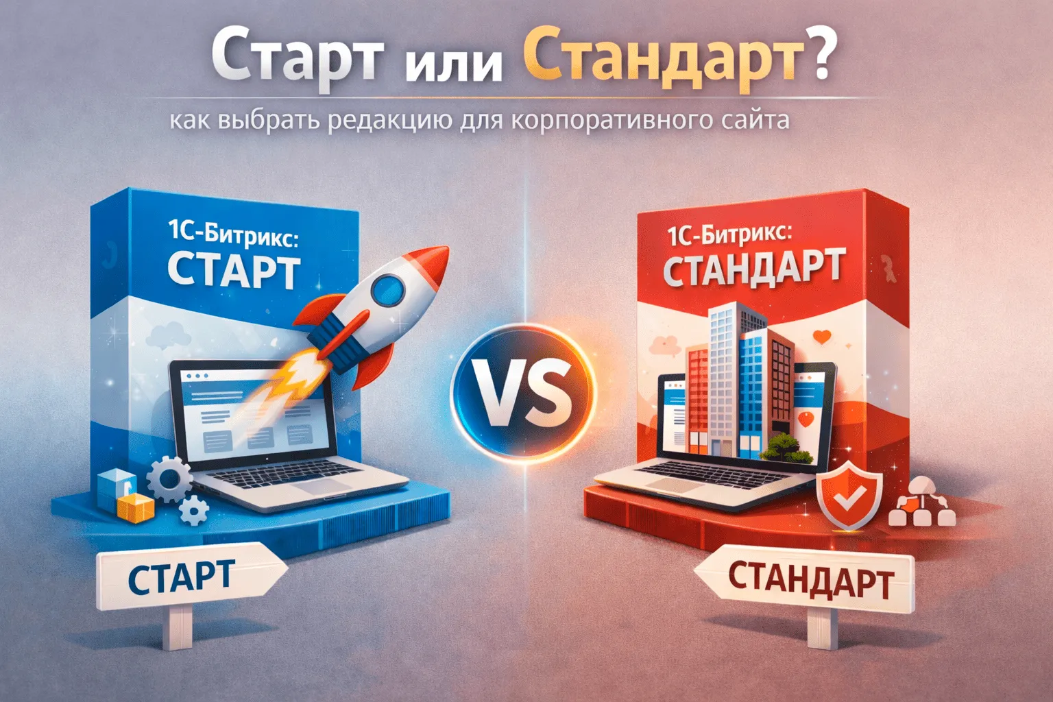 Старт или Стандарт: как выбрать редакцию для корпоративного сайта в Старом Осколе